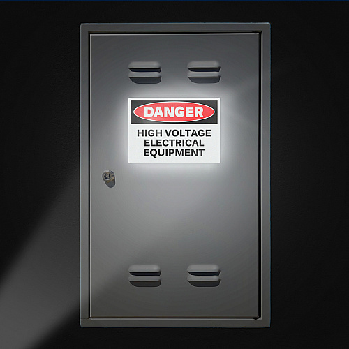 Avery&reg; Reflective Sign Labels 5" Width x 7" Length - Permanent Adhesive - Rectangle - Laser - Silver - Film - Water Resistant - 2 / Sheet - 10 Total Sheets - 20 Total Label(s) - 20 / Pack (61583)