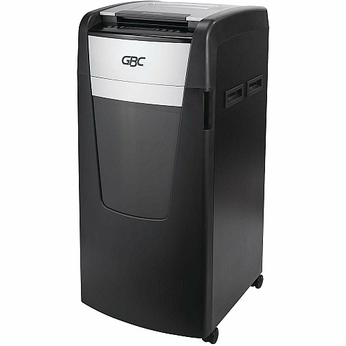 GBC AutoFeed+ Large Office Shredder, 750X, Super Cross-Cut, 750 Sheets Continuous Shredder - Super Cross Cut - 20 Per Pass - for shredding Credit Card, Paper Clip, Staples, Paper - P-4 - 4 Hour Run Time - 37 gal Wastebin Capacity - Black - 1  (WSM1757612)