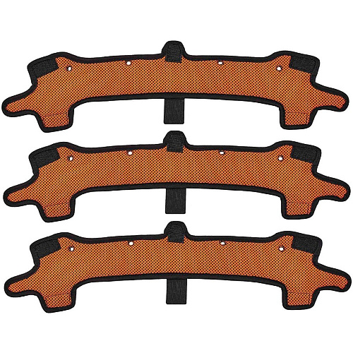 Ergodyne 8984 Hard Hat Sweatband Replacement (3-Pack) Hook & Loop Attachment - Orange - 3 / Pack (60194)