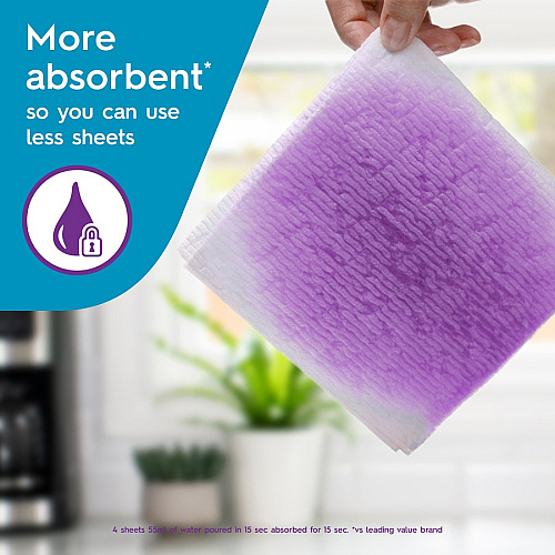 Viva&reg; Multi-Surface Kitchen Cloth Paper Towels, 1-Ply, 165 Sheets, 6 Rolls 1 Ply - 165 Sheets/Roll - White - 6 / Pack (53663)