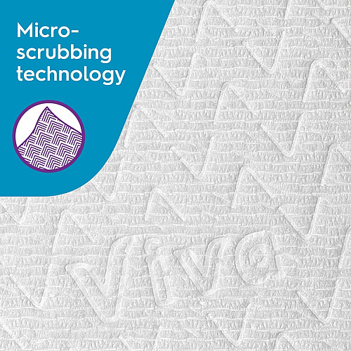 Viva&reg; Multi-Surface Kitchen Cloth Paper Towels, 1-Ply, 165 Sheets, 6 Rolls 1 Ply - 165 Sheets/Roll - White - 6 / Pack (53663)
