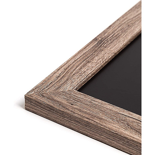 U Brands Decor Magnetic Chalkboard 36" (3 ft) Width x 24" (2 ft) Height - Decor Rustic Frame - Horizontal/Vertical - 1 Each (4549U0001)