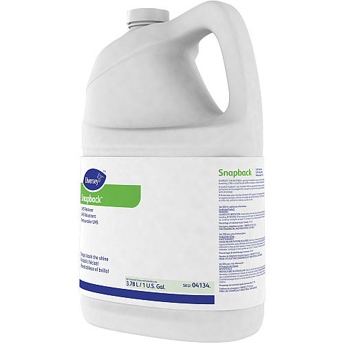 Diversey Snapback UHS Restorer 128 fl oz (4 quart) - Lemon Scent - Gloss Resistant - Blue - 4 / Carton (4134)