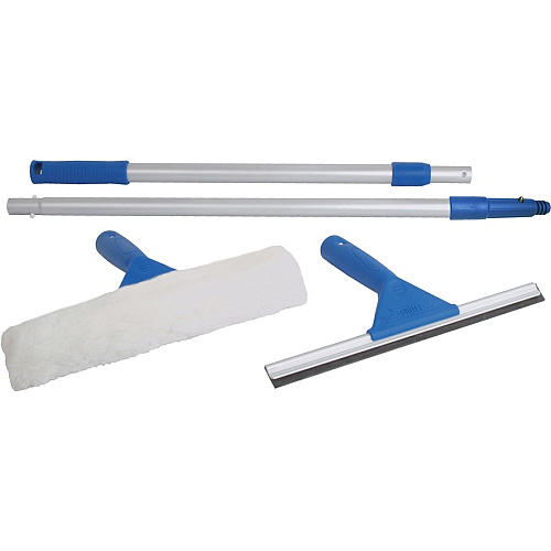 Ettore Window Cleaning Combo Kit MicroFiber, Silicone Rubber - White, Multi - 1 Each (17050)