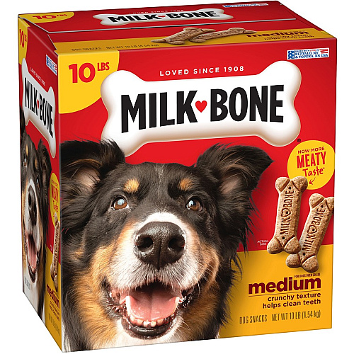 Milk-Bone Original Dog Treats For Dog - Bone - Meat Flavor - 10 lb (92501)