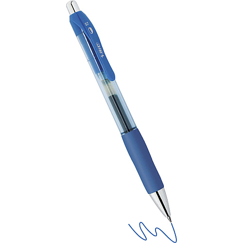 BIC PrevaGuard Gel-ocity Gel Pen 0.7 mm Pen Point - Blue Ink - Gel-based - 4 / Pack (RGGAP4BE)