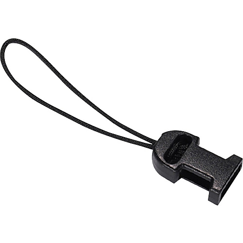 Ergodyne 3133 Barcode Scanner Lanyard - Loop Attachment Replacements (10-Pack) Large (L) - Loop Attachment - 1" Height x 4" Width x 3" Length - Black - 10 / Pack (19165)