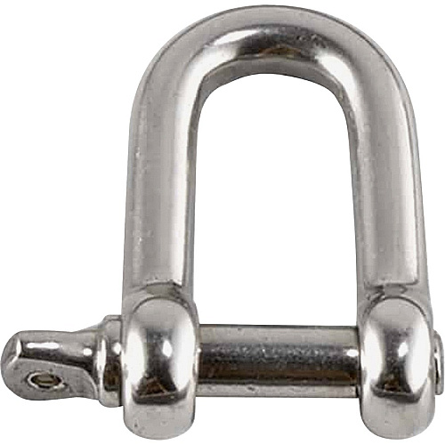 Ergodyne 3790 Tool Shackle (2-Pack) 0.5" Height x 4.5" Width - Stainless - Stainless Steel - 2 / Pack (19793)