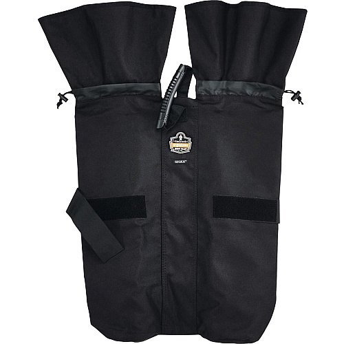 Ergodyne 6094 One Size Tent Weight Bags 40 lb Capacity - 7" Length x 10" Width - Black - Polyurethane, Polyester - Tent - 2 / Pack (12994)