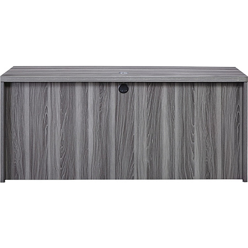 Safco Aberdeen 72" Credenza Rectangle - 1.6" Thickness Work Surface, 29.5" Height x 72" Width x 24" Depth Credenza - Material: Medium Density Fiberboard (MDF), Laminate - Finish: Gray Steel - 1 Each (ACD7224LGS)