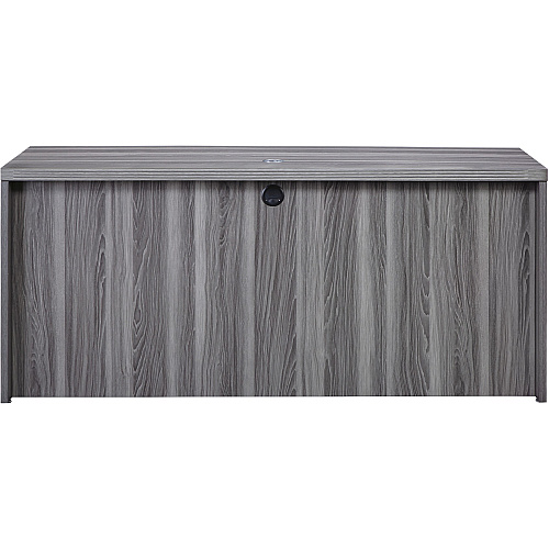 Safco Aberdeen 72" Credenza Rectangle - 1.6" Thickness Work Surface, 29.5" Height x 72" Width x 24" Depth Credenza - Material: Medium Density Fiberboard (MDF), Laminate - Finish: Gray Steel - 1 Each (ACD7224LGS)