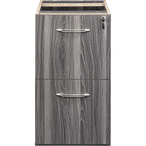 Safco Aberdeen Series Credenza Pedestal, File/File Rectangle - 27.5" Height x 15.3" Width x 20" Depth Pedestal, 9.2" Height x 12" Width x 15.8" Depth Drawer, 1" Thickness Surface, 9.4" Height x 12" Width x 17.1" Depth Inside Drawer - Total Draw (AFF20LGS)