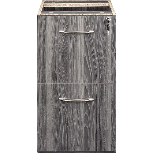 Safco Aberdeen Series Credenza Pedestal, File/File Rectangle - 27.5" Height x 15.3" Width x 20" Depth Pedestal, 9.2" Height x 12" Width x 15.8" Depth Drawer, 1" Thickness Surface, 9.4" Height x 12" Width x 17.1" Depth Inside Drawer - Total Draw (AFF20LGS)