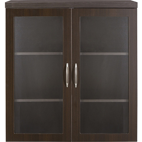 Safco Aberdeen Series Glass Display Cabinet Rectangle - 37.4" Height x 17.9" Width0.7" Thickness Door, 36.8" Height x 34.6" Width x 16.5" Depth Interior Cabinet, 10.4" Height x 34.6" Width x 16.5" Depth Shelf, 39.3" Height x 36" Width x 18" Dept (AGDCLDC)