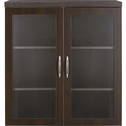 Safco Aberdeen Series Glass Display Cabinet Rectangle - 37.4" Height x 17.9" Width0.7" Thickness Door, 36.8" Height x 34.6" Width x 16.5" Depth Interior Cabinet, 10.4" Height x 34.6" Width x 16.5" Depth Shelf, 39.3" Height x 36" Width x 18" Dept (AGDCLDC)