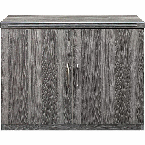 Safco Aberdeen Series Storage Cabinet 26.1" Height x 14.9" Width0.7" Thickness Door, 24.7" Height x 34.6" Width x 16.7" Depth Interior Cabinet, 29.5" Height x 36" Width x 18" Depth Cabinet - 2 Door(s) - 1 Shelve(s) - Material: Medium Density Fibe (ASCLGS)