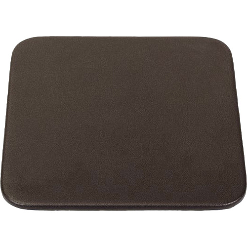 Dacasso Leather Square Coaster Set Square - Chocolate Brown - Top Grain Leather - 1Each - 1 Each (A3443)