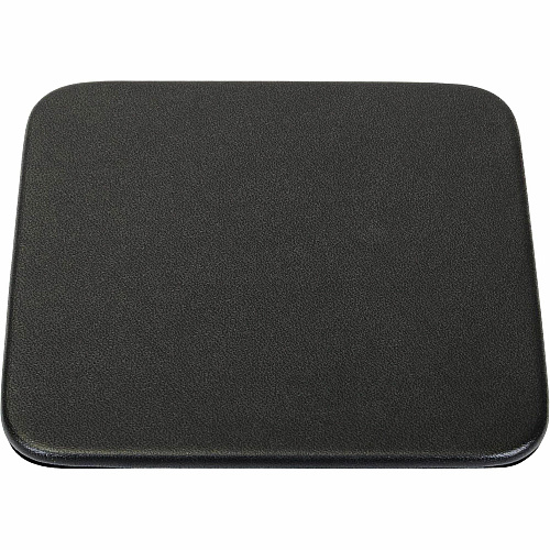 Dacasso Leatherette Square Coaster Set Square - Black - Leatherette - 1Each - 1 Each (A1343)