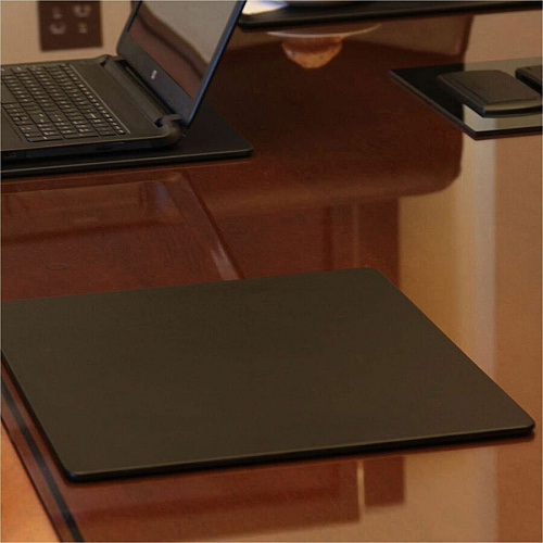 Dacasso Leatherette Combination Conference Room Set Rectangular - 17" Width - Leatherette, Velveteen - Black - 1 Each (D1060)