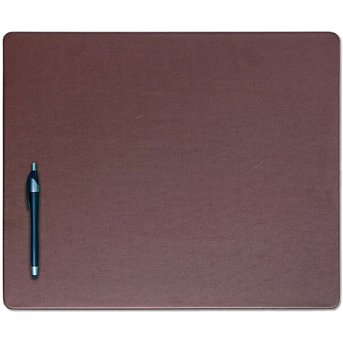Dacasso Leatherette Conference Room Set Rectangular - 17" Width - Leatherette, Velveteen - Chocolate Brown - 1 Each (D3451)