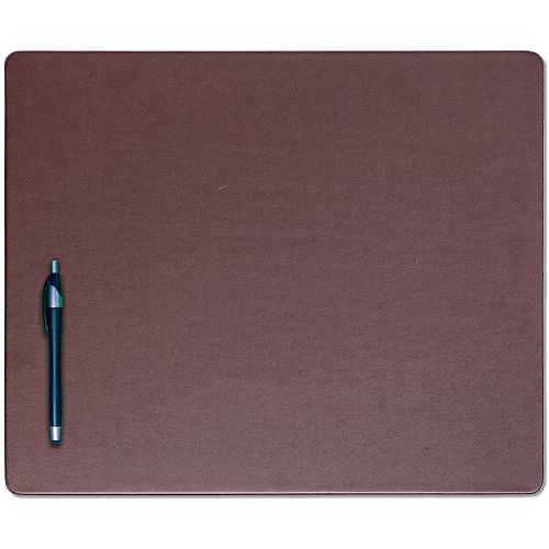 Dacasso Leatherette Conference Room Set Rectangular - 17" Width - Leatherette, Velveteen - Chocolate Brown - 1 Each (D3451)