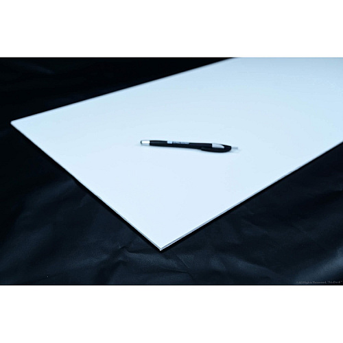 Dacasso 5-piece Home/Office Leather Desk Accessory Set Velveteen, PU Leather - White - 1 Each (K7002)