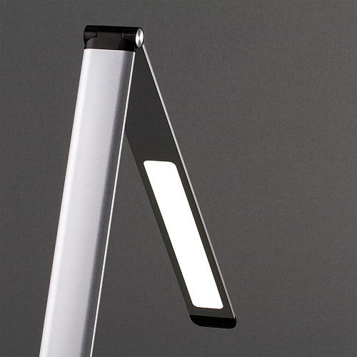 OttLite Desk Lamp 26" Height - LED Bulb - Adjustable Brightness, USB Charging, Qi Wireless Charging, Adjustable Height, Dimmable, Foldable - Desk Mountable - White - for Indoor, Smartphone (WW10SK1)