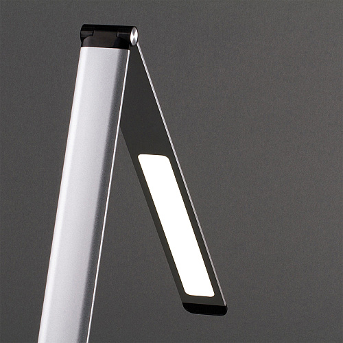 OttLite Desk Lamp 26" Height - LED Bulb - Adjustable Brightness, USB Charging, Qi Wireless Charging, Adjustable Height, Dimmable, Foldable - Desk Mountable - White - for Indoor, Smartphone (WW10SK1)