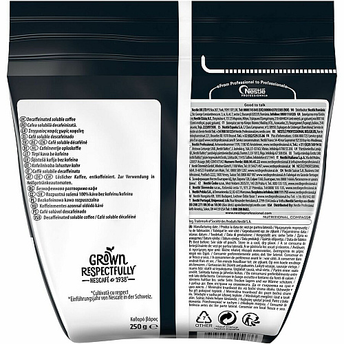 Nescafé Nescafe Ristretto Decaf Coffee ( Dark - 8.8 oz Per Pouch - Ristretto - Decaffeinated - 4 / Carton 86213)