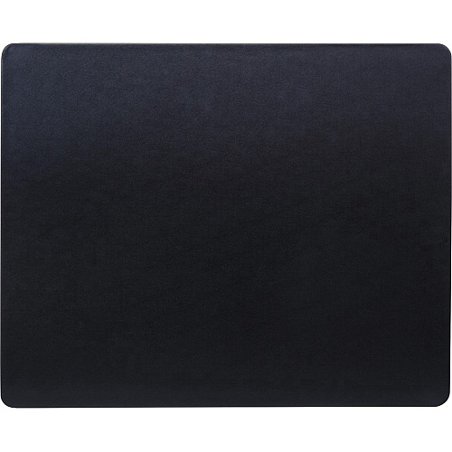 Dacasso Leatherette Conference Table Pad Rectangular - 17" Width - Leatherette, Metal, Velveteen - Black - 1 Each (P1315)