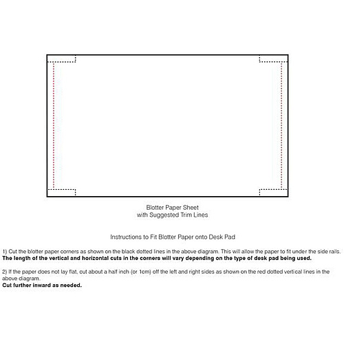 Dacasso Blotter Paper Pack 5 Sheets - 100 lb Basis Weight - 30" Width x 18" Depth - 1 Each (S1205)