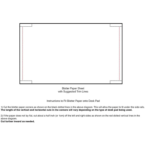 Dacasso Blotter Paper Pack 5 Sheets - 100 lb Basis Weight - 38" Width x 24" Depth - 1 Each (S1403)
