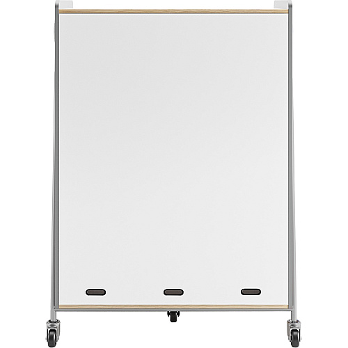 Safco Whiffle Typical Triple Rolling Storage Cart 396 lb Load Capacity - 5 Casters - 3" Caster Size - Laminate, Particleboard, Polyvinyl Chloride (PVC), Metal, Thermofused Laminate (TFL) - 43.25" Width x 19.75" Depth x 60" Height - Steel Frame - (3932GRY)
