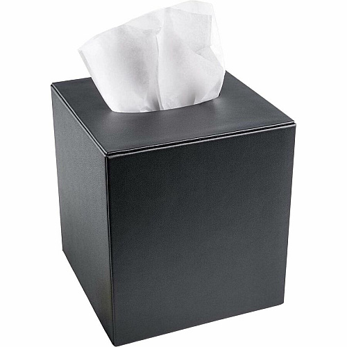 Dacasso Leatherette Tissue Box Cover Leatherette, Felt, Velveteen - 1 Each (A1337)