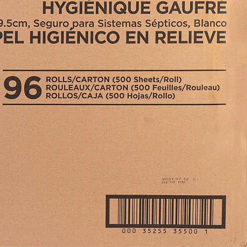 Genuine Joe&reg; 2-Ply Toilet Paper, 500 Sheets/Roll, 96 Rolls/Carton (GJO3550096)