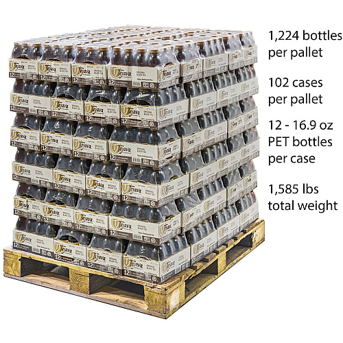 Tejava Original Black Tea Bottle GMO Free - 102 / Pallet (40118PL)