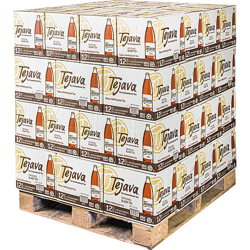 Tejava Original Black Tea Bottle GMO Free - 52 / Pallet (40050PL)