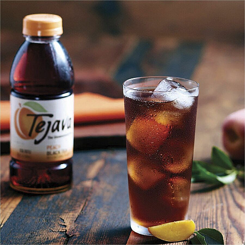 Tejava Peach Black Tea Bottle GMO Free - 102 / Pallet (40132PL)