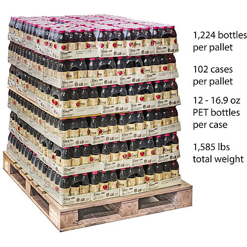Tejava Raspberry Black Tea Bottle GMO Free - 102 / Pallet (40160PL)
