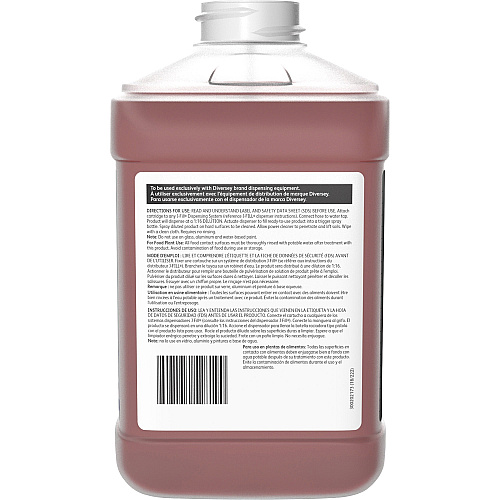 Diversey Spitfire SC Power Cleaner Ready-To-Use - 169.1 fl oz (5.3 quart) - Pine Scent - Rinse-free, Residue-free, Streak-free, No-mess, Heavy Duty, Kosher - Red Bottle - 2 / Carton (95892221)