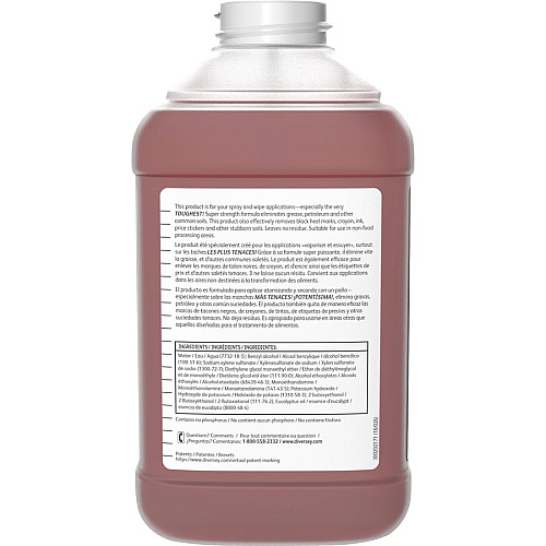 Diversey Spitfire SC Power Cleaner Ready-To-Use - 169.1 fl oz (5.3 quart) - Pine Scent - Rinse-free, Residue-free, Streak-free, No-mess, Heavy Duty, Kosher - Red Bottle - 2 / Carton (95892221)