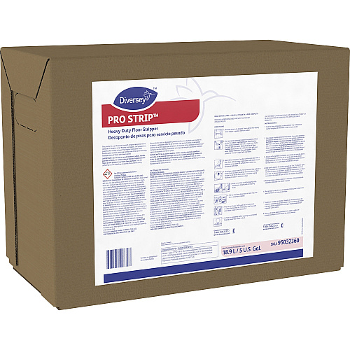 Diversey Pro Strip Heavy Duty Floor Stripper 640 fl oz (20 quart) - Cherry Almond Scent - Heavy Duty - Straw - 1 / Carton (95032360)