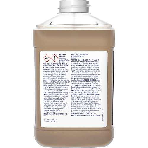 Diversey Pro Strip SC High Efficiency Floor Stripper Concentrate - 84.5 fl oz (2.6 quart) - Solvent Scent - Low Odor, No-mess, Non Ammoniated, Butyl-free - Amber Bottle - 2 / Carton (95547355)