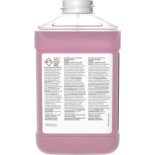 Diversey BreakDown XC Odor Eliminator/Cleaner Concentrate - 84.5 fl oz (2.6 quart) - Fresh Scent - No-mess, Enzyme-free - Red Bottle - 2 / Carton (95773791)