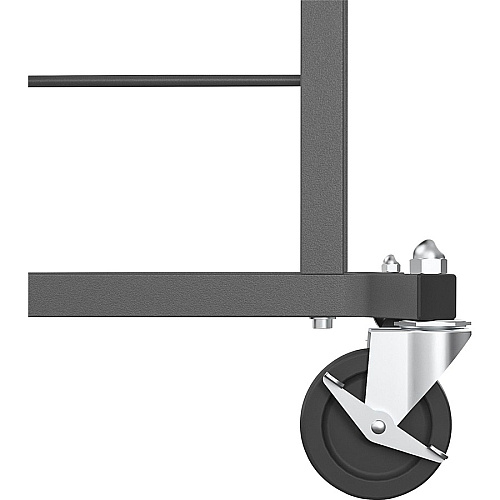 Cosco Smartfold Portable Work Desk Table Rectangle Top - Four Leg Base - 4 Legs - 350 lb Capacity - 51.40" Table Top Width x 26.50" Table Top Depth - 55.45" Height - Assembly Required - Brown - Steel - Medium Density Fiberboard (MDF) Top Mate (66720DKG1E)