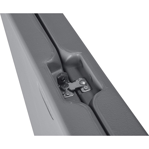 Dorel Zown Commercial Fold-in-Half Blow Mold Table For - Table TopRectangle Top - Four Leg Base - 4 Legs - 650 lb Capacity x 72" Table Top Width x 30" Table Top Depth - 29.25" Height - Gray - High-density Polyethylene (HDPE), Resin - 1 Each (60559SGY1E)