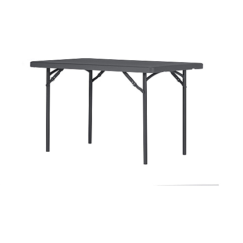 Dorel Zown Classic 48" Blow Mold Training Table 600 lb Capacity - 48" Table Top Width x 30" Table Top Depth - 29.25" Height - Gray - High-density Polyethylene (HDPE), Resin - 1 Each (60522SGY1E)