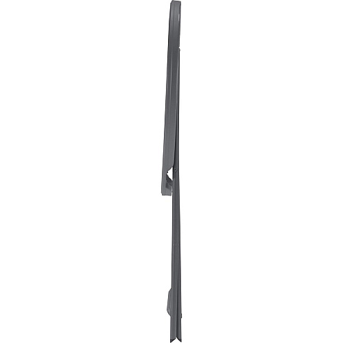 Dorel Zown Commercial Cocktail Folding Table Round Top - Four Leg Base - 4 Legs - 350 lb Capacity x 32" Table Top Diameter - 43.62" Height - Gray - High-density Polyethylene (HDPE), Resin - 1 Each (60436SGY1E)