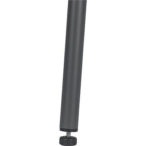 Dorel Zown Classic 24" Corner Blow Mold Fold Table Half Moon Top - 3 Legs - 200 lb Capacity - 29.50" Table Top Width x 29.20" Table Top Depth - 29.50" Height - Gray - High-density Polyethylene (HDPE), Resin - 2 / Carton (60523SGY2E)