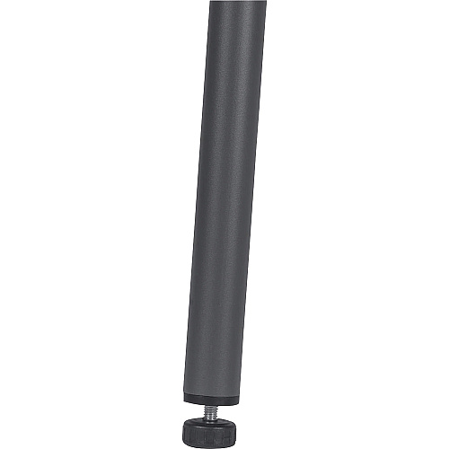 Dorel Zown Classic 24" Corner Blow Mold Fold Table Half Moon Top - 3 Legs - 200 lb Capacity - 29.50" Table Top Width x 29.20" Table Top Depth - 29.50" Height - Gray - High-density Polyethylene (HDPE), Resin - 2 / Carton (60523SGY2E)